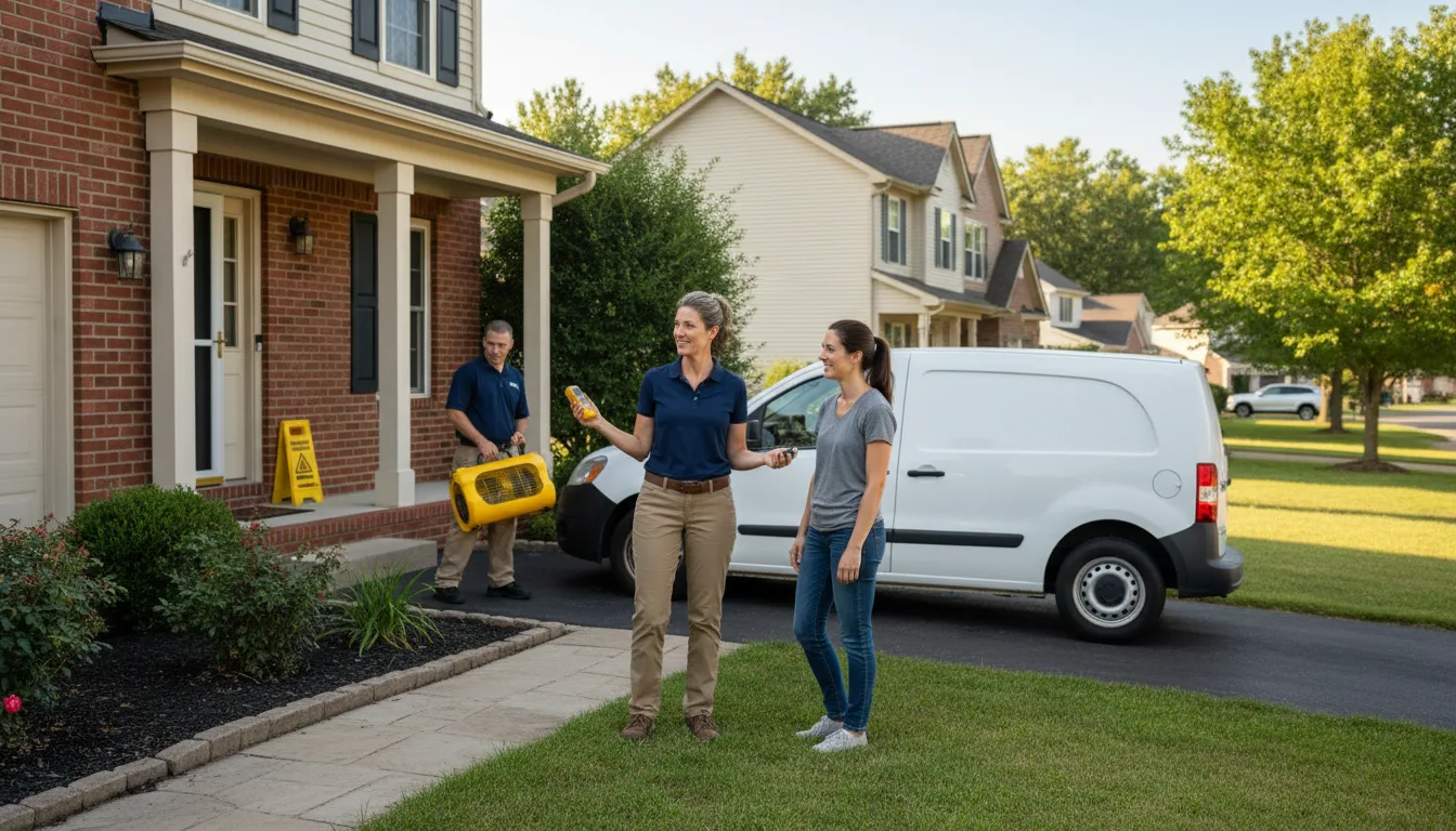 Water restoration image for Fire And Smoke Damage Restoration in Blaine, OH